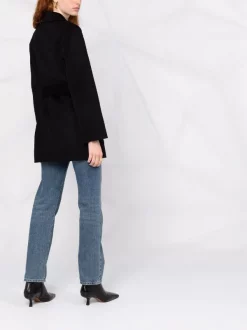 ( Positively Conscious ) Maje Mantel Mit Bindegürtel BLACK 13 ( Positively Conscious ) Maje Mantel Mit Bindegürtel BLACK -Outlet MAJE Store 16984644 34032527 600