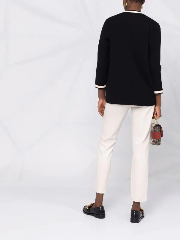 Maje BLACK Gestrickter Cardigan Damen 6 Maje BLACK Gestrickter Cardigan Damen – Bild 4