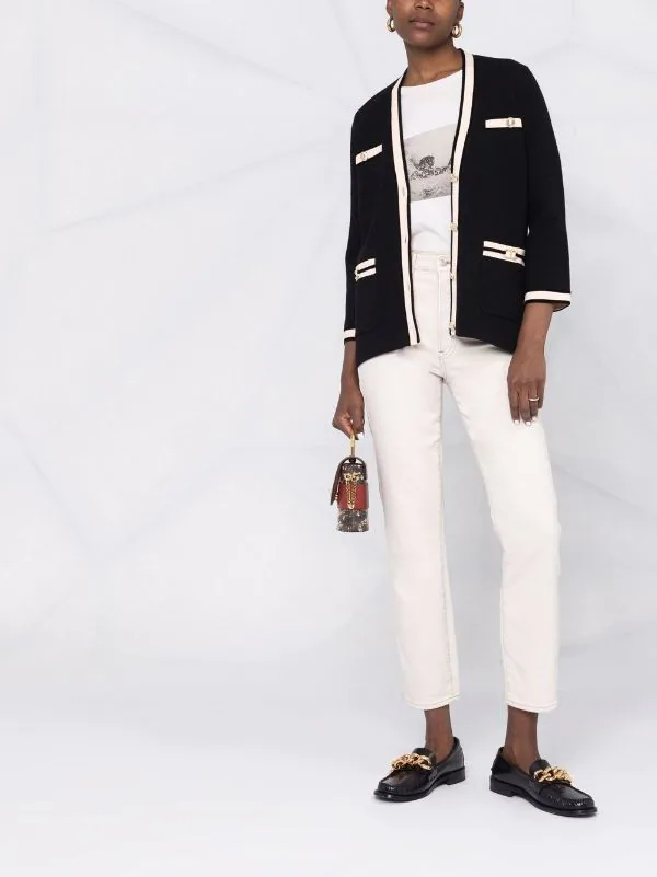 Maje BLACK Gestrickter Cardigan Damen 4 Maje BLACK Gestrickter Cardigan Damen – Bild 2