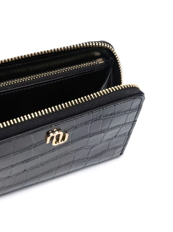 Maje Portemonnaie In Kroko-Optik Damen 5 Maje Portemonnaie In Kroko-Optik Damen – Bild 3