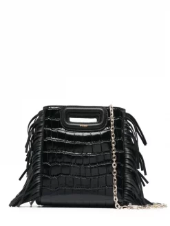 ( Permanente Kollektion ) Maje Mini M Umhängetasche Mit Kroko-Effekt Damen