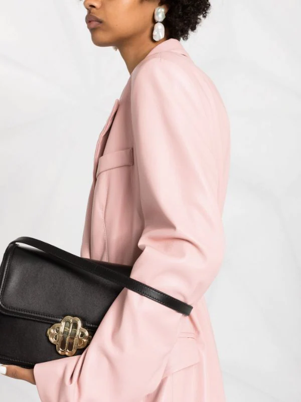 ( Permanente Kollektion ) Maje BLACK Mittelgroße Schultertasche Damen 5 ( Permanente Kollektion ) Maje BLACK Mittelgroße Schultertasche Damen – Bild 3