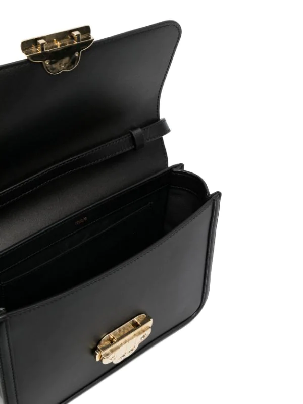 ( Permanente Kollektion ) Maje BLACK Mittelgroße Schultertasche Damen 8 ( Permanente Kollektion ) Maje BLACK Mittelgroße Schultertasche Damen – Bild 6