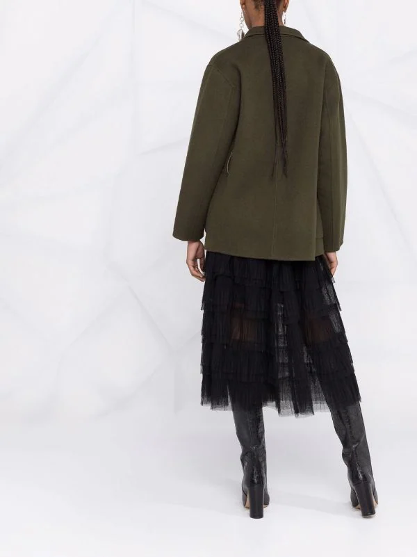 ( Permanente Kollektion ) Maje BLACK Tüllrock Im Layering-Look Damen 6 ( Permanente Kollektion ) Maje BLACK Tüllrock Im Layering-Look Damen – Bild 4