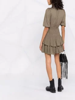 ( Permanente Kollektion ) Maje Gerafftes Kleid Mit Geknotetem Kragen Damen 11 ( Permanente Kollektion ) Maje Gerafftes Kleid Mit Geknotetem Kragen Damen -Outlet MAJE Store 17169877 36680052 600