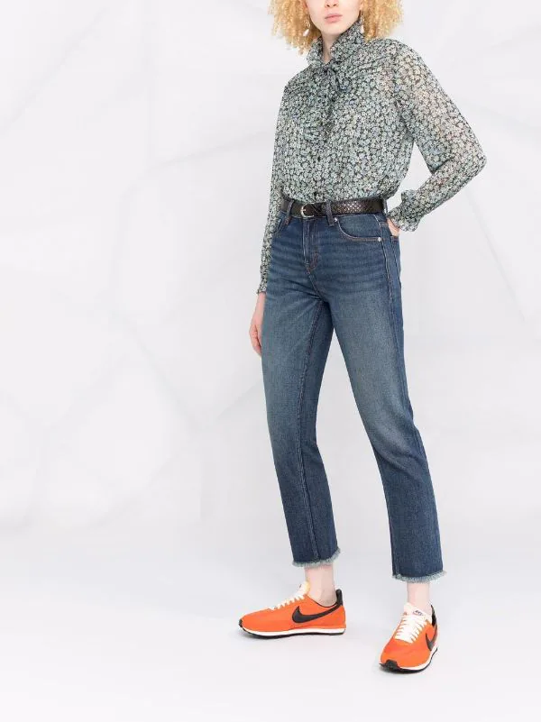 ( Positively Conscious ) Maje Halbhohe Skinny-Jeans BLUE 6 ( Positively Conscious ) Maje Halbhohe Skinny-Jeans BLUE – Bild 4