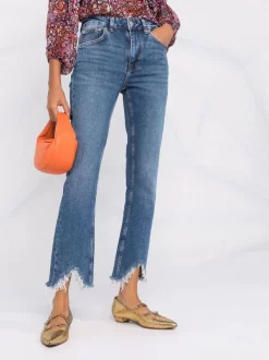 ( Positively Conscious ) Maje Gekürzte Distressed-Jeans Damen 10 ( Positively Conscious ) Maje Gekürzte Distressed-Jeans Damen -Outlet MAJE Store 17172261 35409088 600