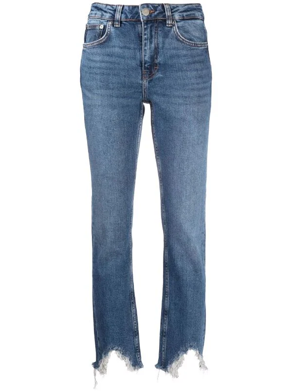 ( Positively Conscious ) Maje Gekürzte Distressed-Jeans Damen 3 ( Positively Conscious ) Maje Gekürzte Distressed-Jeans Damen