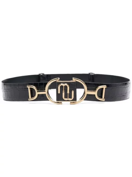 ( Permanente Kollektion ) Maje Gürtel Mit Kroko-Effekt BLACK -Outlet MAJE Store 17184777 34869505 600