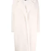 Maje Ecru Teddy-Mantel Im Oversized-Look Damen 1 Maje Ecru Teddy-Mantel Im Oversized-Look Damen -Outlet MAJE Store 17184841 34881732 600