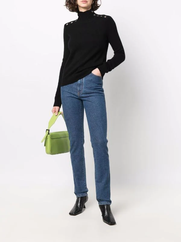 Maje Verzierter Kaschmirpullover Damen 4 Maje Verzierter Kaschmirpullover Damen – Bild 2