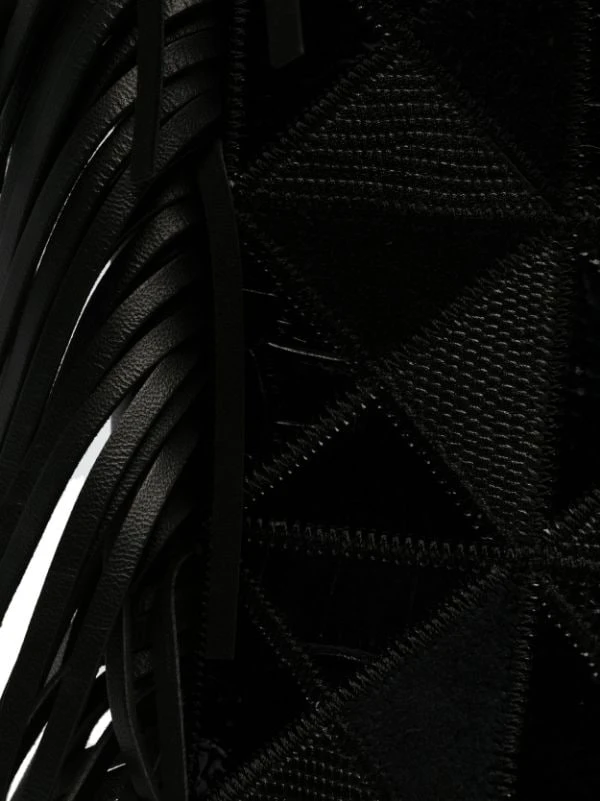 ( Permanente Kollektion ) Maje BLACK Shopper Mit Fransen Damen 7 ( Permanente Kollektion ) Maje BLACK Shopper Mit Fransen Damen – Bild 5