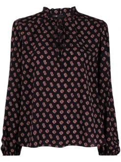( Positively Conscious ) Maje Bluse Mit Muster Damen