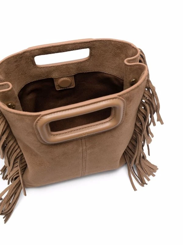 ( Permanente Kollektion ) Maje Handtasche Aus Wildleder CAMEL 8 ( Permanente Kollektion ) Maje Handtasche Aus Wildleder CAMEL – Bild 6