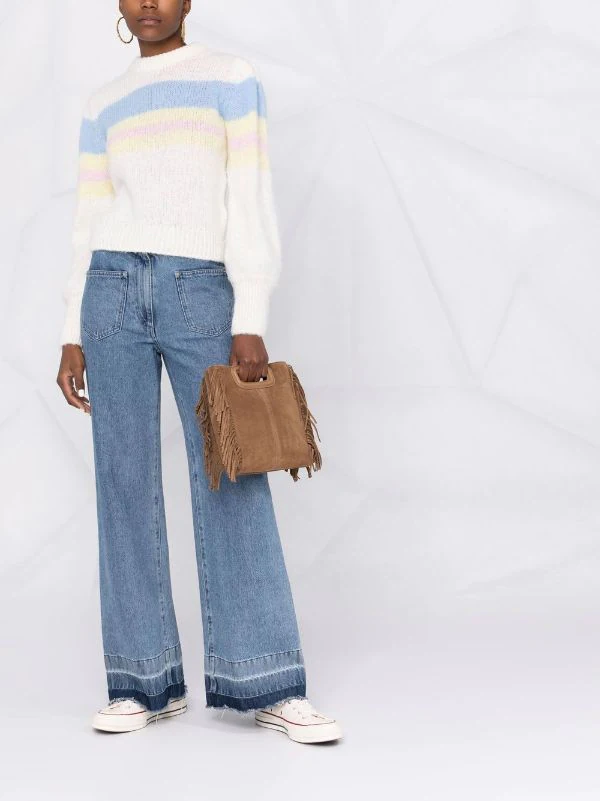 ( Permanente Kollektion ) Maje Handtasche Aus Wildleder CAMEL 4 ( Permanente Kollektion ) Maje Handtasche Aus Wildleder CAMEL – Bild 2