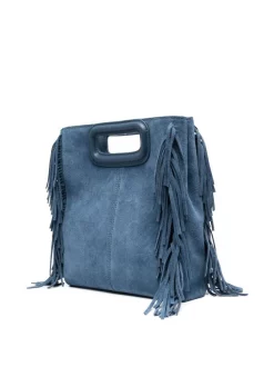 ( Permanente Kollektion ) Maje STEEL BLUE Handtasche Aus Wildleder Damen -Outlet MAJE Store 17185890 b8d9a9c0 e882 4155 b362 113e3f1e0091 600