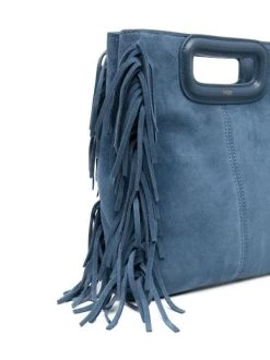 ( Permanente Kollektion ) Maje STEEL BLUE Handtasche Aus Wildleder Damen -Outlet MAJE Store 17185890 db098650 2a98 408e b151 182e3e9992ac 600