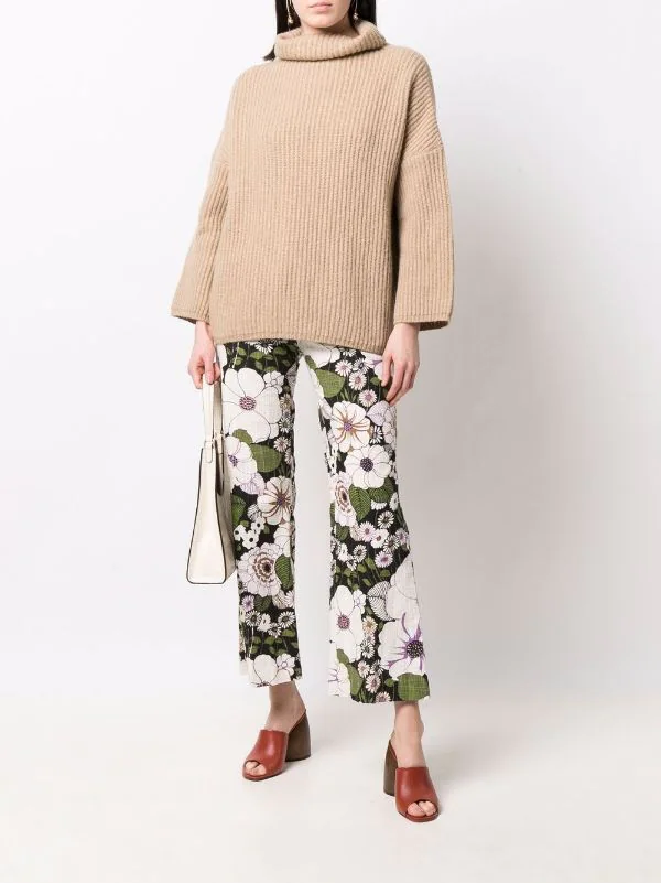 Maje Gerippter Rollkragenpullover CAMEL 4 Maje Gerippter Rollkragenpullover CAMEL – Bild 2