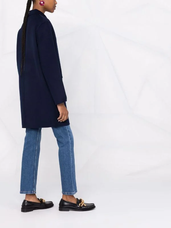 ( Positively Conscious ) Maje MARINE Einreihiger Mantel Damen 6 ( Positively Conscious ) Maje MARINE Einreihiger Mantel Damen – Bild 4