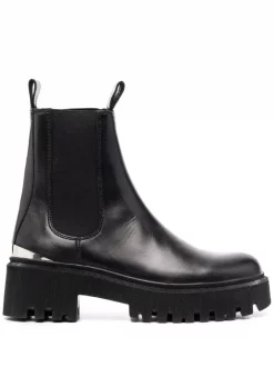 ( Permanente Kollektion ) Maje Chelsea-Boots Mit Dicker Sohle BLACK