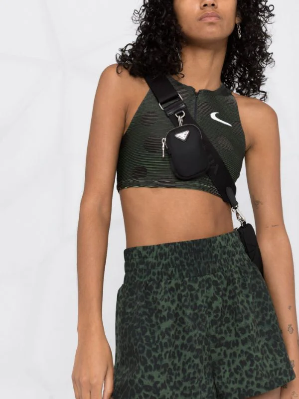 ( Permanente Kollektion ) Maje Khaki Leopard Print Bermudas Mit Leoparden-Print Damen 7 ( Permanente Kollektion ) Maje Khaki Leopard Print Bermudas Mit Leoparden-Print Damen – Bild 5