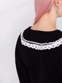 ( Neue Saison ) Maje Cardigan Mit Spitze Black -Outlet MAJE Store 17558742 37669523 600