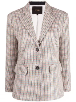 ( Neue Saison ) Maje Karierter Blazer Damen