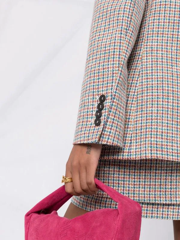 ( Neue Saison ) Maje Karierter Blazer Damen 7 ( Neue Saison ) Maje Karierter Blazer Damen – Bild 5