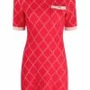 ( Exklusiv ) Maje Kleid Mit Rautenmuster 0515 Red 1 ( Exklusiv ) Maje Kleid Mit Rautenmuster 0515 Red -Outlet MAJE Store 17558746 36756483 600