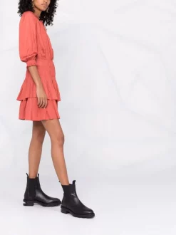 ( Neue Saison ) Maje Radji Minikleid Terracota 11 ( Neue Saison ) Maje Radji Minikleid Terracota -Outlet MAJE Store 17558747 36755653 600