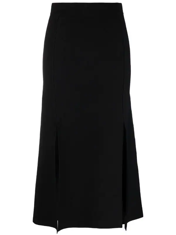 ( Neue Saison ) Maje Midirock Mit Schlitz Black 3 ( Neue Saison ) Maje Midirock Mit Schlitz Black