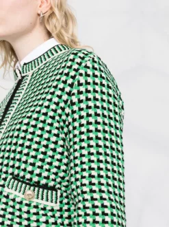 ( Neue Saison ) Maje Cardigan Mit Geometrischem Muster 09 GREEN 12 ( Neue Saison ) Maje Cardigan Mit Geometrischem Muster 09 GREEN -Outlet MAJE Store 17558750 e7404b40 1236 4ded bff3 c8f95f82e8ac 600