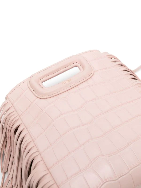 ( Permanente Kollektion ) Maje Handtasche Mit Krokomuster Damen 6 ( Permanente Kollektion ) Maje Handtasche Mit Krokomuster Damen – Bild 4