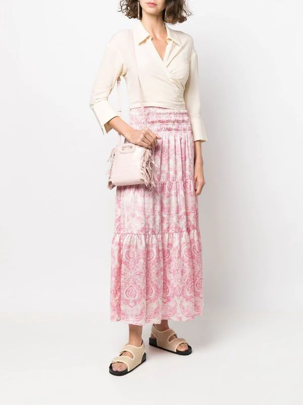 ( Permanente Kollektion ) Maje Handtasche Mit Krokomuster Damen 4 ( Permanente Kollektion ) Maje Handtasche Mit Krokomuster Damen – Bild 2