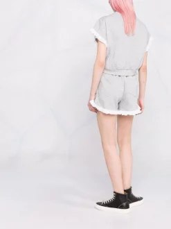 ( Neue Saison ) Maje Oberteil Mit Spitzenborten GREY -Outlet MAJE Store 17558756 37696814 600