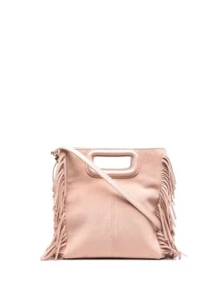 ( Permanente Kollektion ) Maje A013 ROSE CLAIR Handtasche Aus Wildleder Damen