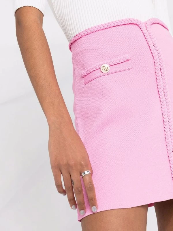 ( Neue Saison ) Maje 0183 PINK Rock Mit Logo Damen 5 ( Neue Saison ) Maje 0183 PINK Rock Mit Logo Damen – Bild 3