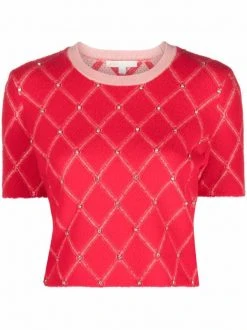 ( Exklusiv ) Maje Gemusterter Pullover Damen