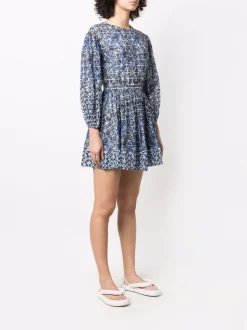 ( Neue Saison ) Maje INDIGO Gemustertes Minikleid Damen 9 ( Neue Saison ) Maje INDIGO Gemustertes Minikleid Damen -Outlet MAJE Store 17558812 38325057 600