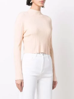 ( Neue Saison ) Maje Top Mit Stehkragen Pale Pink 9 ( Neue Saison ) Maje Top Mit Stehkragen Pale Pink -Outlet MAJE Store 17558817 37318862 600