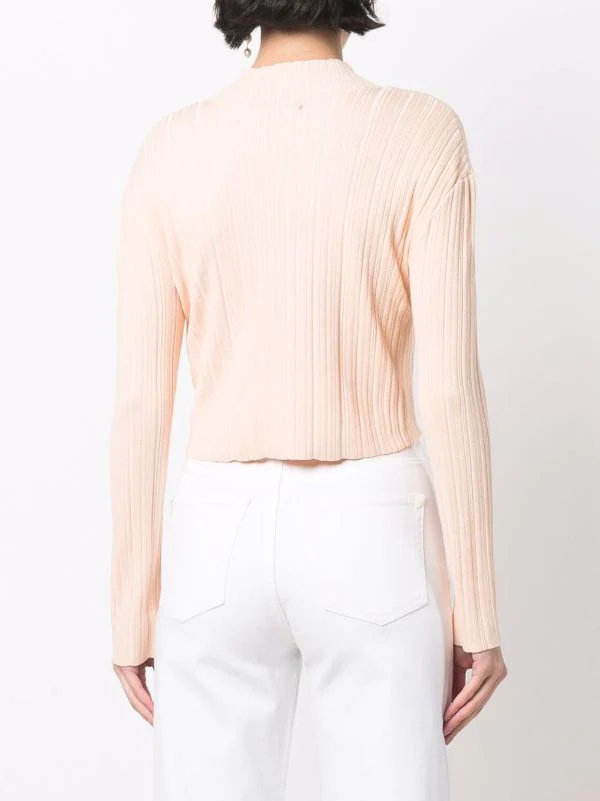 ( Neue Saison ) Maje Top Mit Stehkragen Pale Pink 6 ( Neue Saison ) Maje Top Mit Stehkragen Pale Pink – Bild 4