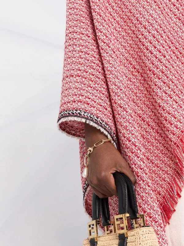 ( Exklusiv ) Maje Schal Mit Fransen Damen 5 ( Exklusiv ) Maje Schal Mit Fransen Damen – Bild 3