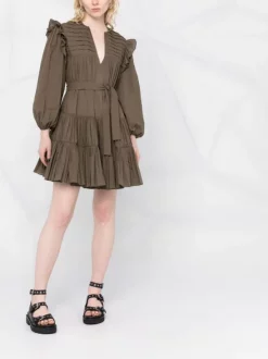 ( Neue Saison ) Maje Kleid Mit Puffärmeln 0020 KHAKI 9 ( Neue Saison ) Maje Kleid Mit Puffärmeln 0020 KHAKI -Outlet MAJE Store 17558820 e3fe4ee8 6af8 4341 aaab 791ba07158fe 600