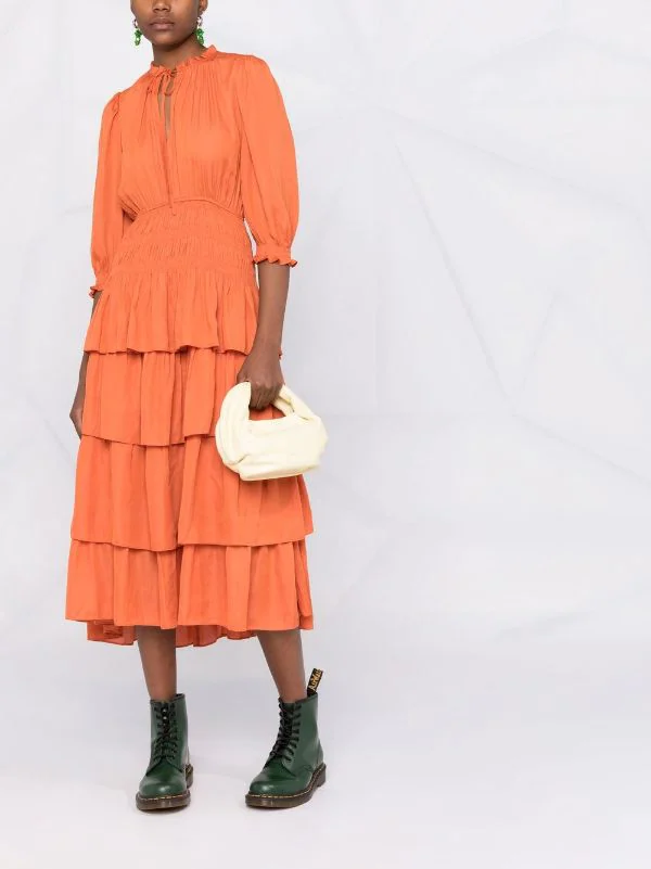 ( Neue Saison ) Maje Radjinette Midikleid Damen 4 ( Neue Saison ) Maje Radjinette Midikleid Damen – Bild 2