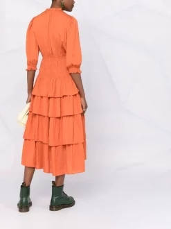 ( Neue Saison ) Maje Radjinette Midikleid Damen 13 ( Neue Saison ) Maje Radjinette Midikleid Damen -Outlet MAJE Store 17558823 36757225 600