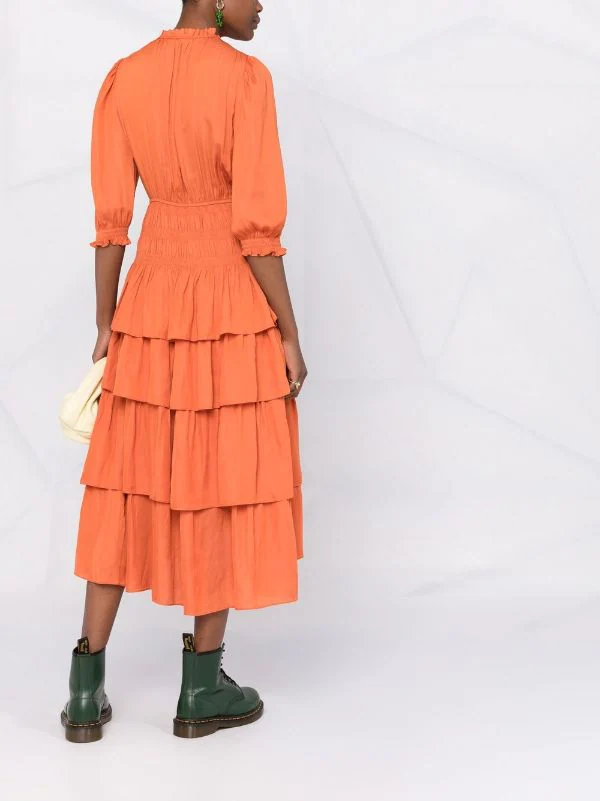 ( Neue Saison ) Maje Radjinette Midikleid Damen 8 ( Neue Saison ) Maje Radjinette Midikleid Damen – Bild 6