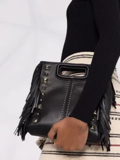 ( Neue Saison ) Maje 2517 BLACK M Clutch Mit Nieten Damen 10 ( Neue Saison ) Maje 2517 BLACK M Clutch Mit Nieten Damen -Outlet MAJE Store 17558827 36921773 600