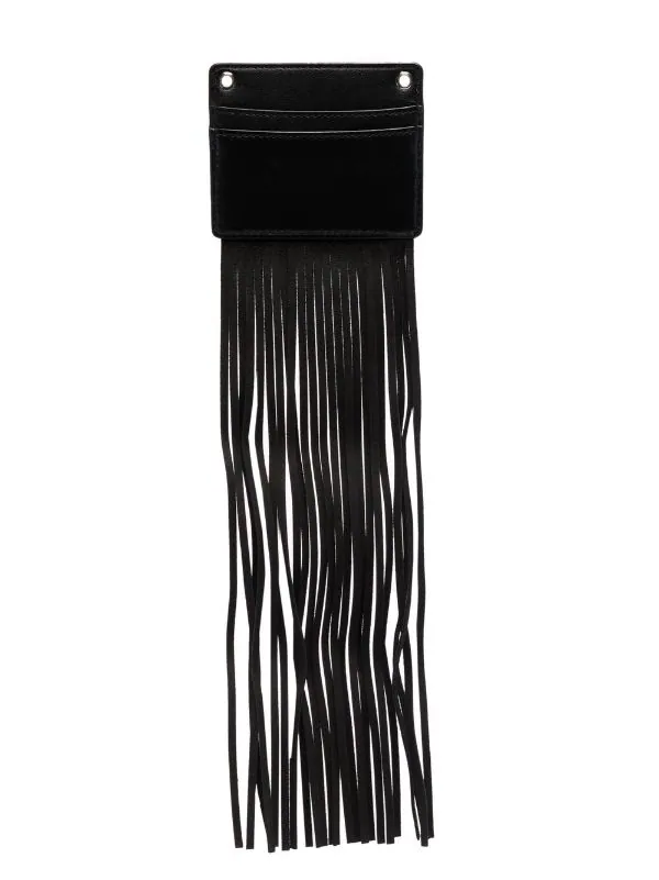 ( Neue Saison ) Maje Black Kartenetui Mit Fransen Damen 4 ( Neue Saison ) Maje Black Kartenetui Mit Fransen Damen – Bild 2