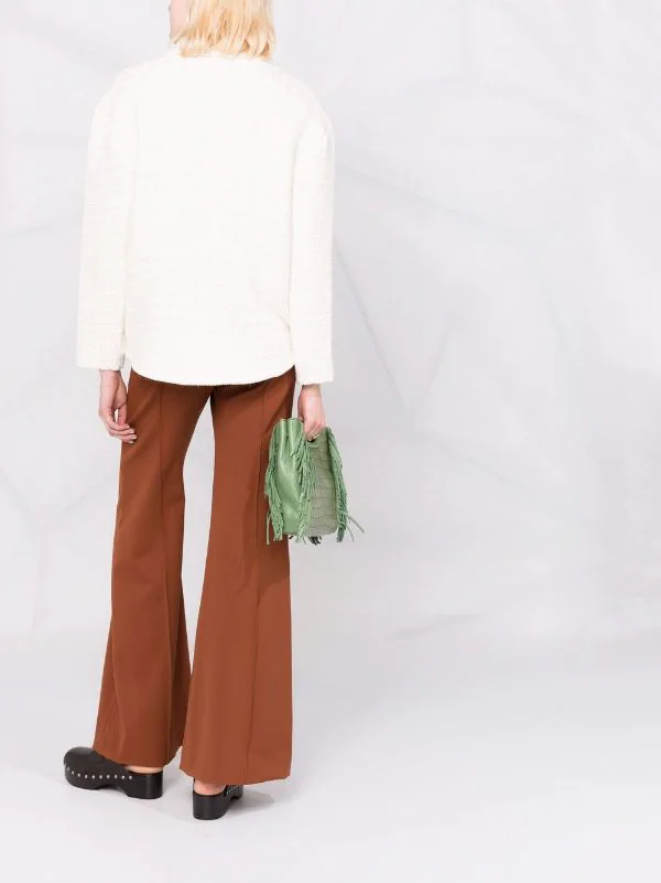 ( Neue Saison ) Maje Hemdjacke Aus Tweed Ecru 8 ( Neue Saison ) Maje Hemdjacke Aus Tweed Ecru – Bild 6