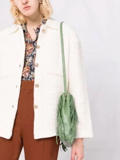 ( Neue Saison ) Maje Hemdjacke Aus Tweed Ecru 12 ( Neue Saison ) Maje Hemdjacke Aus Tweed Ecru -Outlet MAJE Store 17558831 38758091 600